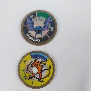 2 pokemon battle coins